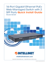 Intellinet 16-Port Gigabit Ethernet PoE  Web-Managed Switch with 2 SFP Ports Quick Install Guide