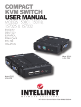 Intellinet 4-Port Compact KVM Switch Manuel utilisateur