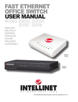 Intellinet 5-Port Fast Ethernet Office Switch Manuel utilisateur