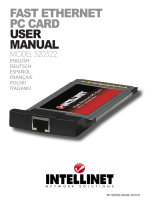 Intellinet Fast Ethernet PC Card Manuel utilisateur