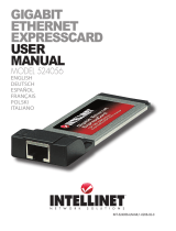 Intellinet Gigabit Ethernet ExpressCard Manuel utilisateur