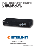 Intellinet 8-Port Fast Ethernet PoE  Switch Manuel utilisateur