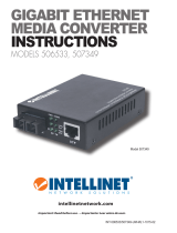 Intellinet Gigabit Ethernet Single-Mode Media Converter Mode d'emploi