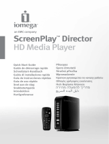 Iomega ScreenPlay™ Director HD Media Player USB 2.0/Ethernet/AV 1.0TB Le manuel du propriétaire