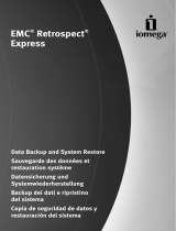Iomega EMC RETROSPECT EXPRESS Le manuel du propriétaire