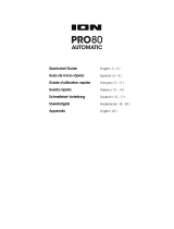 iON PRO80 AUTOMATIC Guide de démarrage rapide