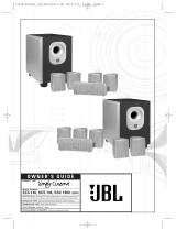 JBL Simply Cinema DSC 1000 Le manuel du propriétaire
