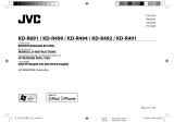 JVC KD-R492 + USB 8Gb Manuel utilisateur