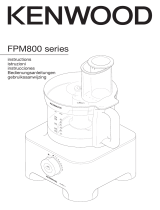 Kenwood FPM810 Multipro Sense Food Processor Le manuel du propriétaire