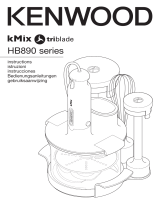 Kenwood kMix triblade HB890 series Le manuel du propriétaire