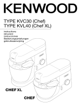 Kenwood KVL4100S Chef XL Le manuel du propriétaire