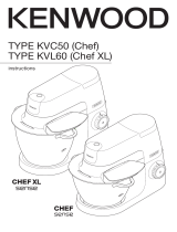 Kenwood Chef XL Sense Le manuel du propriétaire