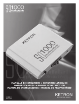 KETRON SD1000 Le manuel du propriétaire