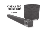Klipsch Cinema 400 Sound Bar Manuel utilisateur