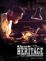 Klipsch Heritage Forte III Special Edition Matte Black Le manuel du propriétaire