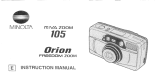 KONICA Freedom Zoom Orion Manuel utilisateur