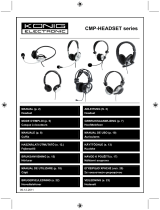 Konig Electronic CMP-HEADSET140 Le manuel du propriétaire