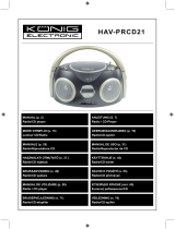 Konig Electronic HAV-PRCD21 Le manuel du propriétaire