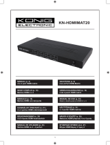 König KN-HDMIMAT20 spécification