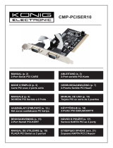 Konig Electronic PCI - 2x RS232 Manuel utilisateur