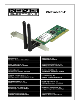 Konig Electronic PCI WLAN Le manuel du propriétaire