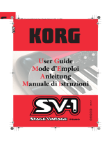 Korg SV-1 Black Mode d'emploi
