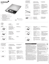 Korona Kitchen scale Rosi Mode d'emploi