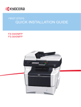 KYOCERA FS-3540MFP Guide d'installation