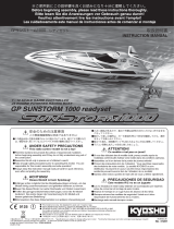 Kyosho GP SUNSTORM 1000 Readyset Le manuel du propriétaire