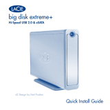 LaCie Big Disk Extreme  Dual Guide d'installation rapide
