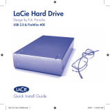 LaCie Mobile Hard Drive Design by F.A. Porsche Manuel utilisateur