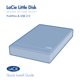 LaCie Little Disk Manuel utilisateur