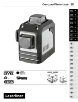 Laserliner CompactPlane-Laser 3D Le manuel du propriétaire