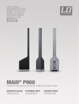 LD Systems Maui P900 W Manuel utilisateur