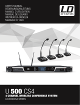 LD Systems LDU500CS4 SERIES Manuel utilisateur