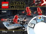Lego SW SITH TROOPERS BATTLE PACK 75266 Manuel utilisateur