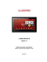 Leotec L-Pad Space III Manuel utilisateur