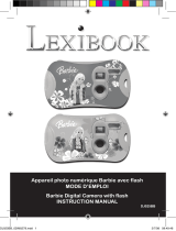 Lexibook BARBIE DIGITAL CAMERA WITH FLASH Le manuel du propriétaire
