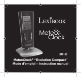 Lexibook MeteoClock Evolution Compact Manuel utilisateur