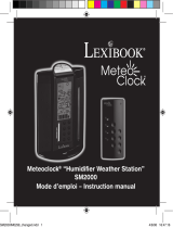 Lexibook Meteoclock SM2000 Manuel utilisateur