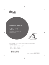 LG 32LB652V Manuel utilisateur