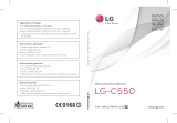 LG LGC550.AITASV Manuel utilisateur