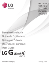 LG LGW110 g watch r Manuel utilisateur