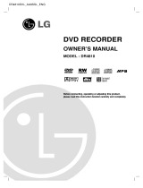LG DR4810SVL Le manuel du propriétaire