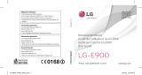 LG LGE900.AESPBK Manuel utilisateur