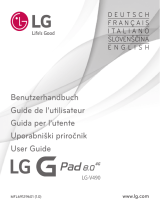 LG LG G Pad 8.0 white Manuel utilisateur