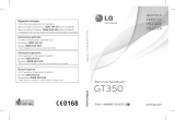 LG GT350.AWINAQ Manuel utilisateur
