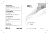 LG GT400.AVDHBK Manuel utilisateur