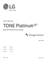 LG TONE Platinum SE Manuel utilisateur