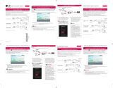 LG HF60FG Guide de démarrage rapide